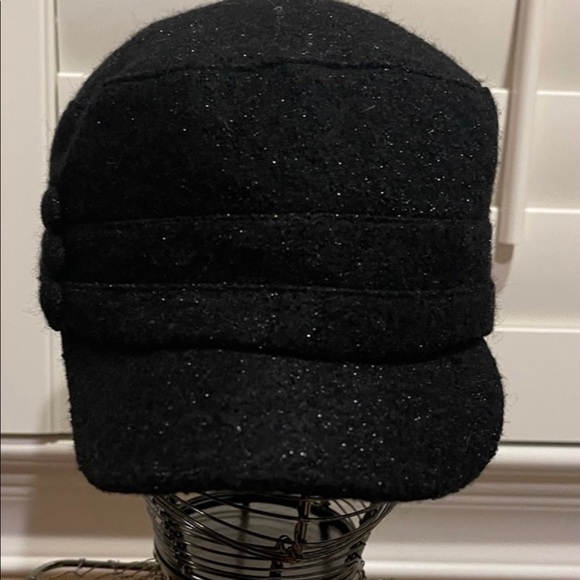 Accessories - Cadet Hat with Faint Sparkles - Black